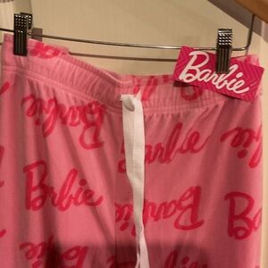 Barbie Pink & Red Plush Soft Lounge Pants